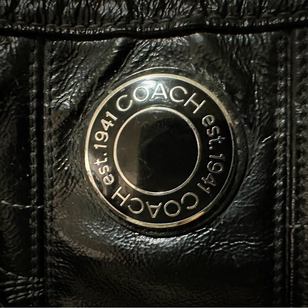 Vintage Y2K style Coach Black Signature Shoulder Bag ❌70%OFF SALE❌ - Picture 5 of 17